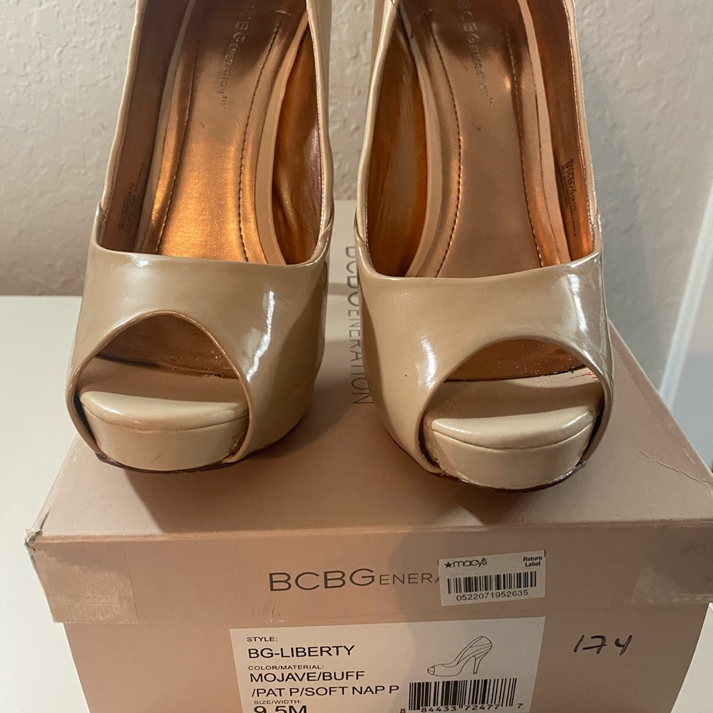 Bcbgeneration Buff Peep-Toe Liberty High Heels - image 5